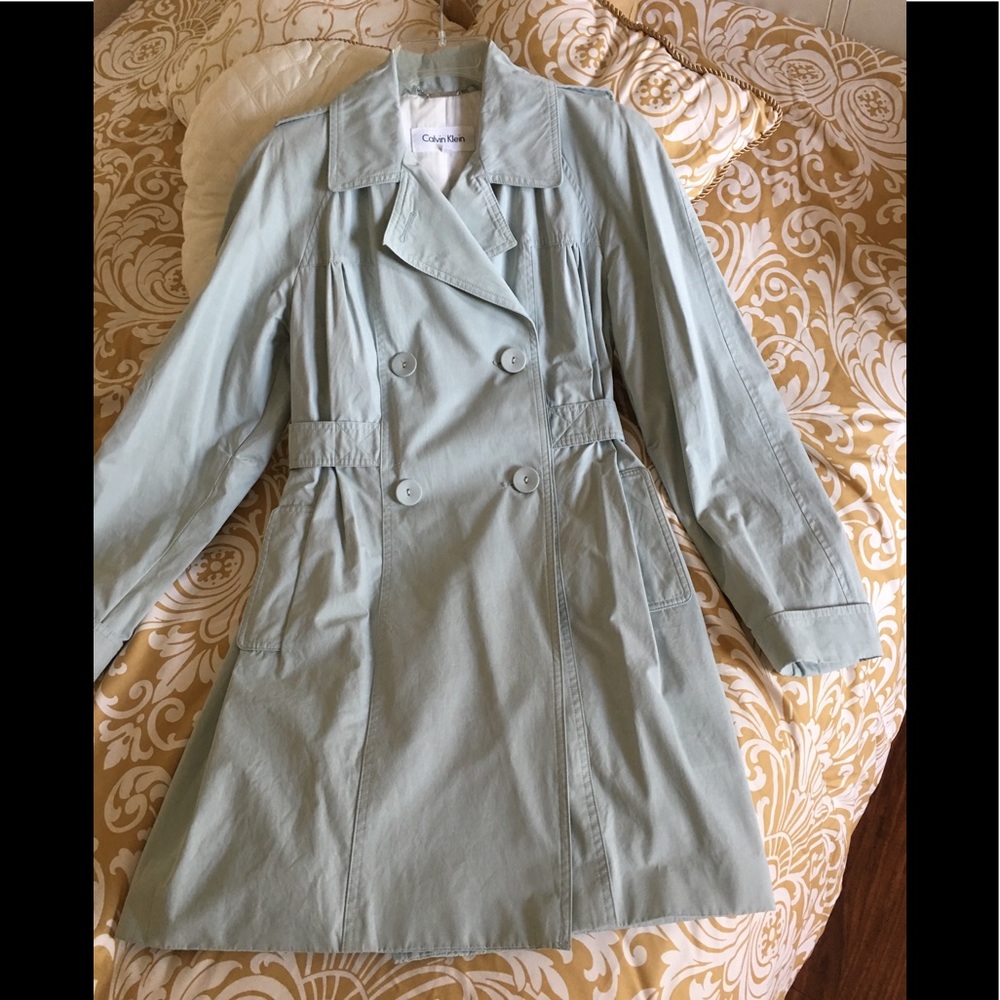 Calvin Klein turquoise jacket